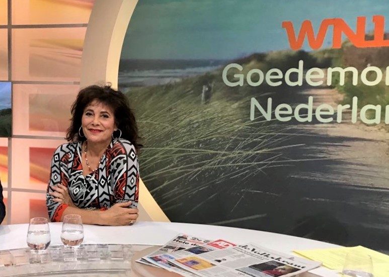Leonie Sazias bij Goedemorgen Nederland van Omroep WNL