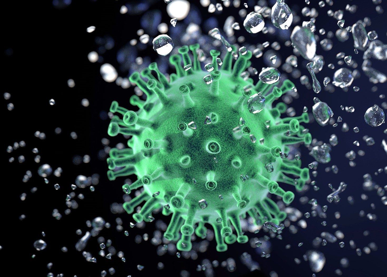 Coronavirus en aerosolen - Beeld: PIRO4D (Pixabay)
