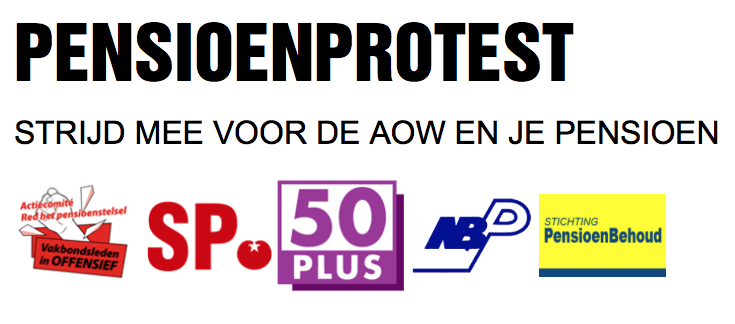 Pensioenprotest Utrecht 12 febr 2022